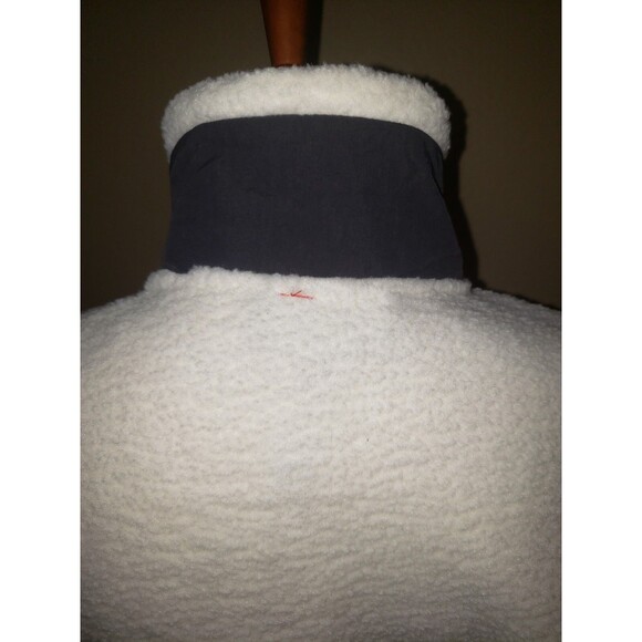 Avalanche Fleece Jacket Unisex M Cream Charcoal Gray MSRP $138 NWT - Picture 2 of 14